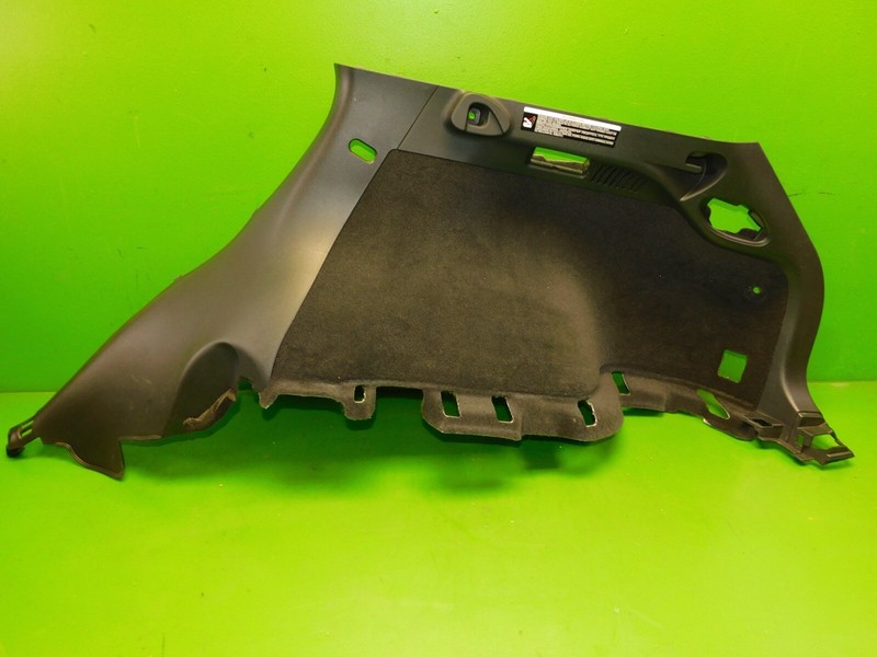 14-17 Infiniti QX50 OEM passenger right rear back hatch trunk side panel carpet