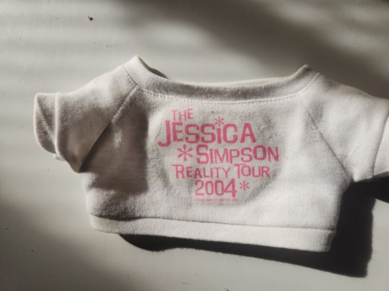Jessica Simpson 2004 teady bear Reality Tour T-Shirt Collectable