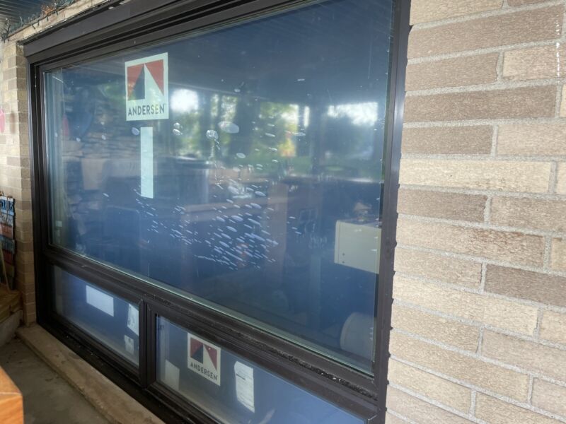Andersen 400 Series Window - picture window with double awnings