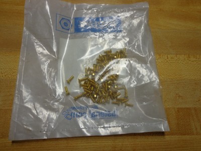 4-40 x 3/8'' Solid Brass Machine Screws Flat Head Slotted Quantity 100 Fastenal