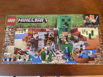 LEGO Minecraft: The Creeper Mine (21155) Retired! Free Shipping