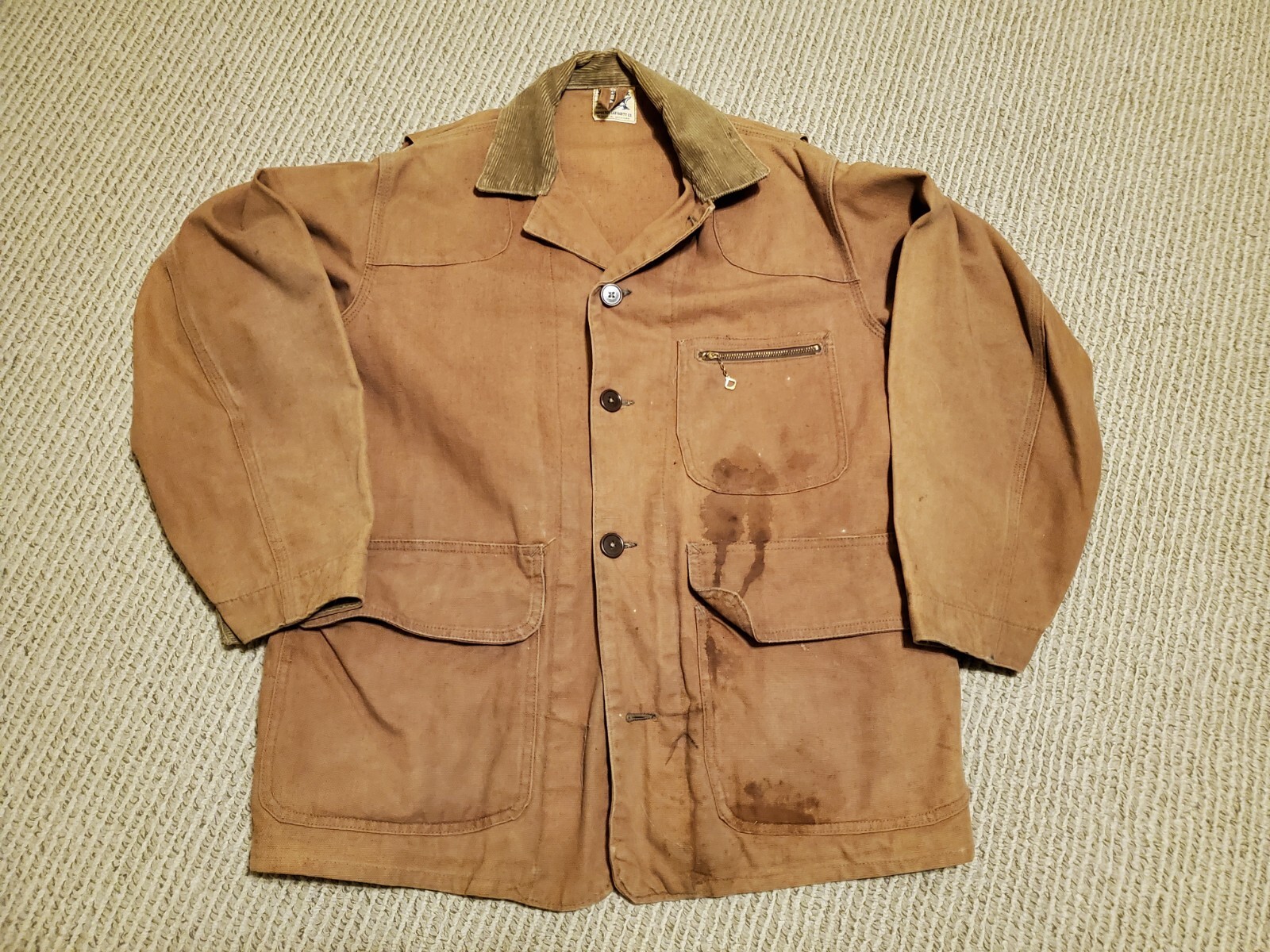 1930s〜40s vintage cotton jacket 1940'S RETRO WORKWEAR SHORT JACKET (SZ0002) – Nttitudoo MFG