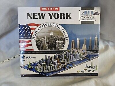 The City of New York 4D Cityscape 900+ pcs History Over Time Puzzle Model 