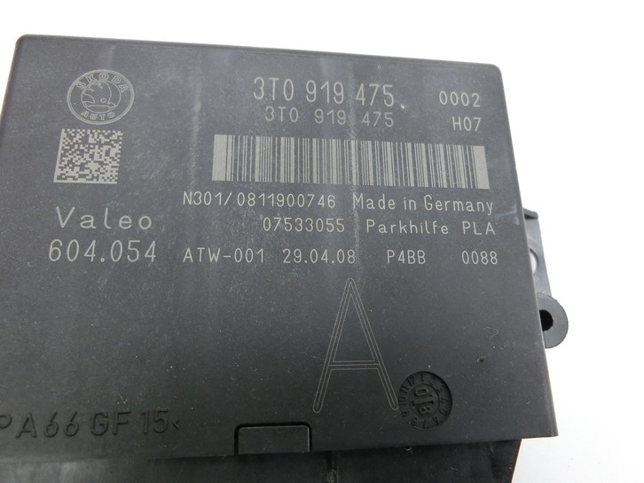 Skoda Superb 3T4 08-13 Steuergerät PDC Einparkhilfe SG Skoda Superb 3T4 08-13 20.06.2008 3T0919475B 3T0919475... Vorschau 2
