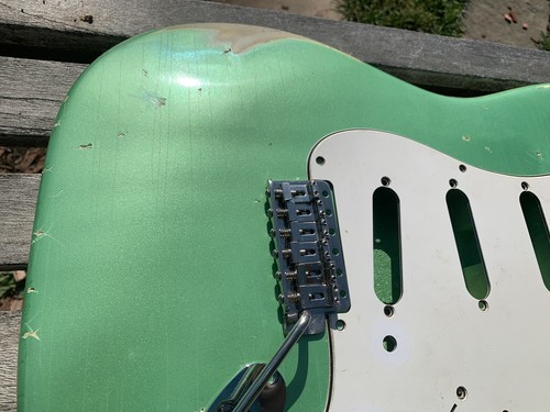 STRAT BODY RELIC 60s Nitro ThinSkinLacquer GREEN Pearl ALDER ORDER it  JVGuitars