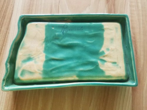 North Dakota Rosemeade 1st National Bank Bismarck ND State Bank Ashtray 1954