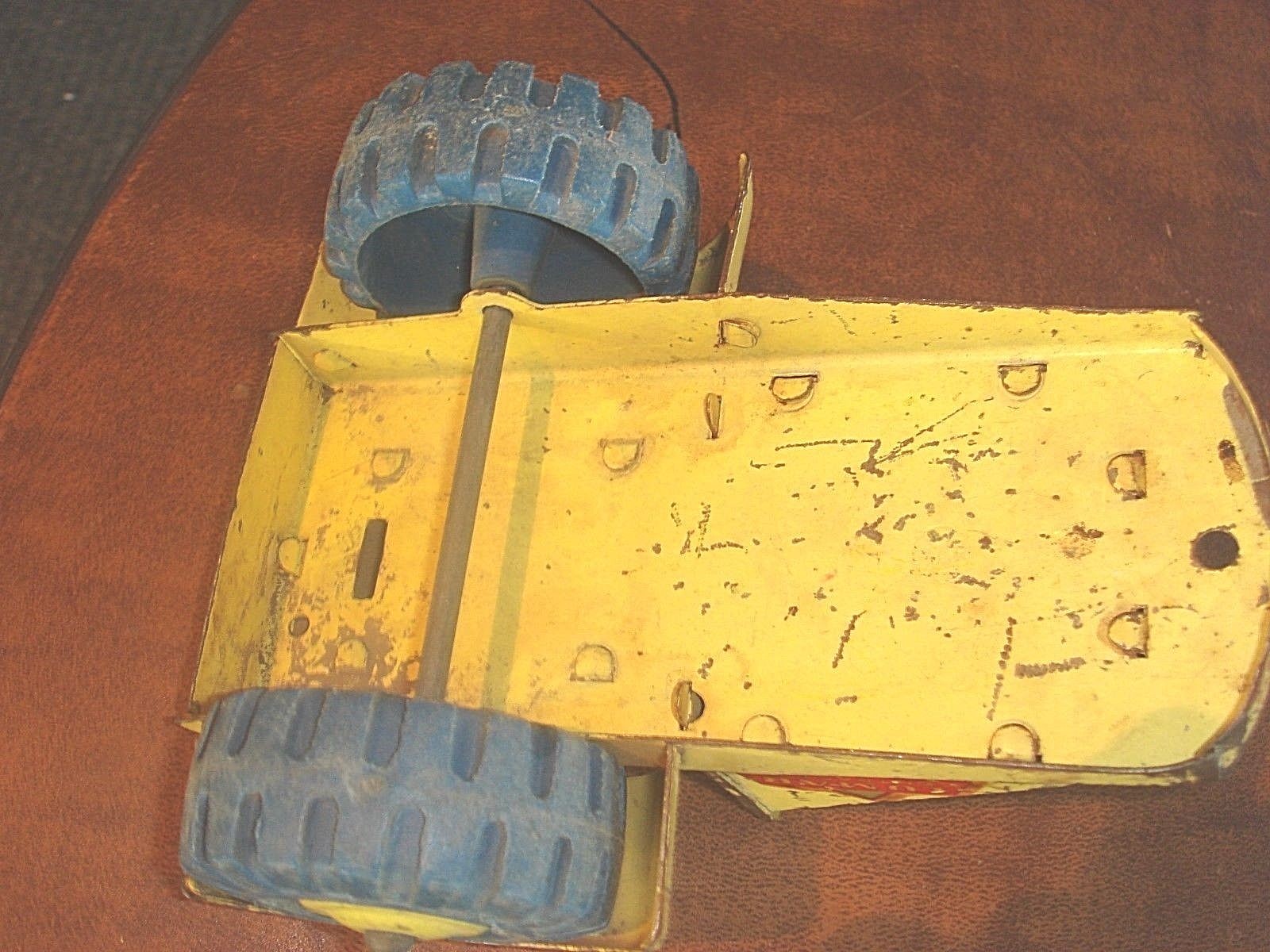 Vintage 1950s Marx Lumar Contractors Earth Hauler Pressed Steel Parts Lot