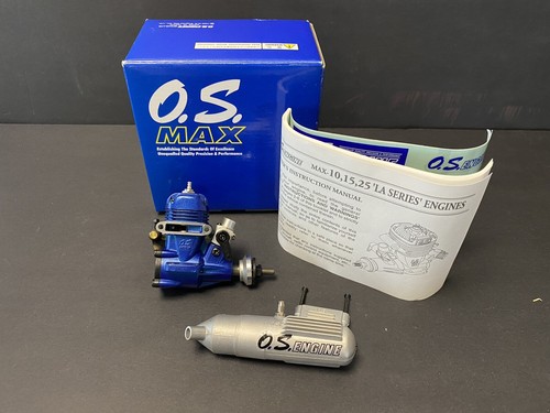 Ｏ.S.MAX O.S. 15LA .15 Glow Engine w/Muffler [OSM11532] - AMain Hobbies