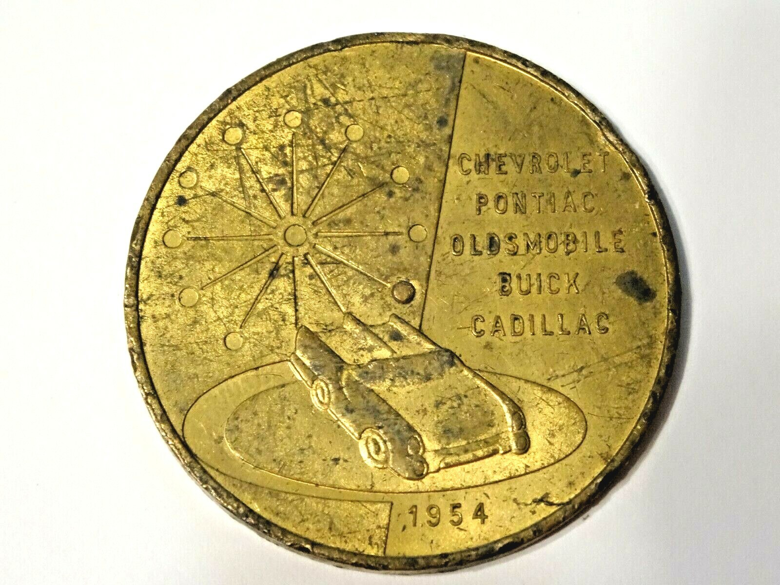 GM 1954 ~ GENERAL MOTORS MOTORAMA OF 1954 ~ COIN TOKEN | eBay