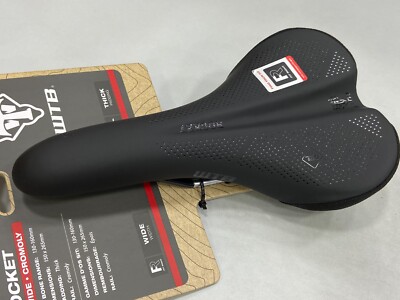 WTB Rocket Wide Cromoly Rail Thick Padding 150x265mm Saddle (Black)