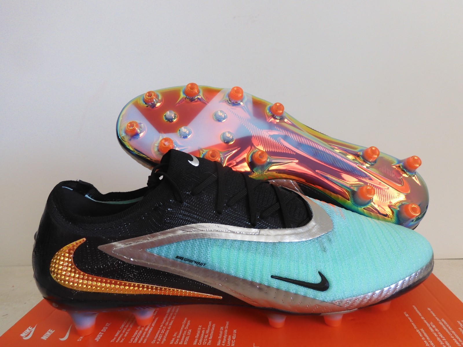 NIKE Phantom Ⅵ LOW Elite AG-PRO Nike Phantom 6 Elite Low Cut AG-PRO - Turquoise/Chrome/Black