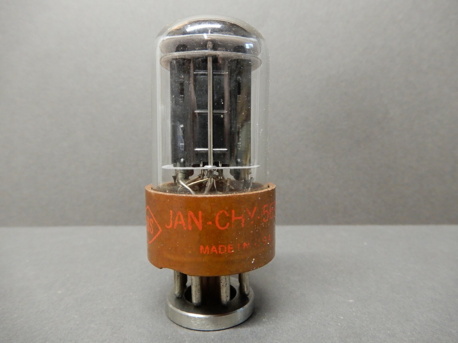 CBS JAN CHY 5692 Brown Base Vacuum Tube Amplitrex Tested 76 CBS JAN CHY 5692 Brown Base Vacuum Tube Amplitrex Tested 76