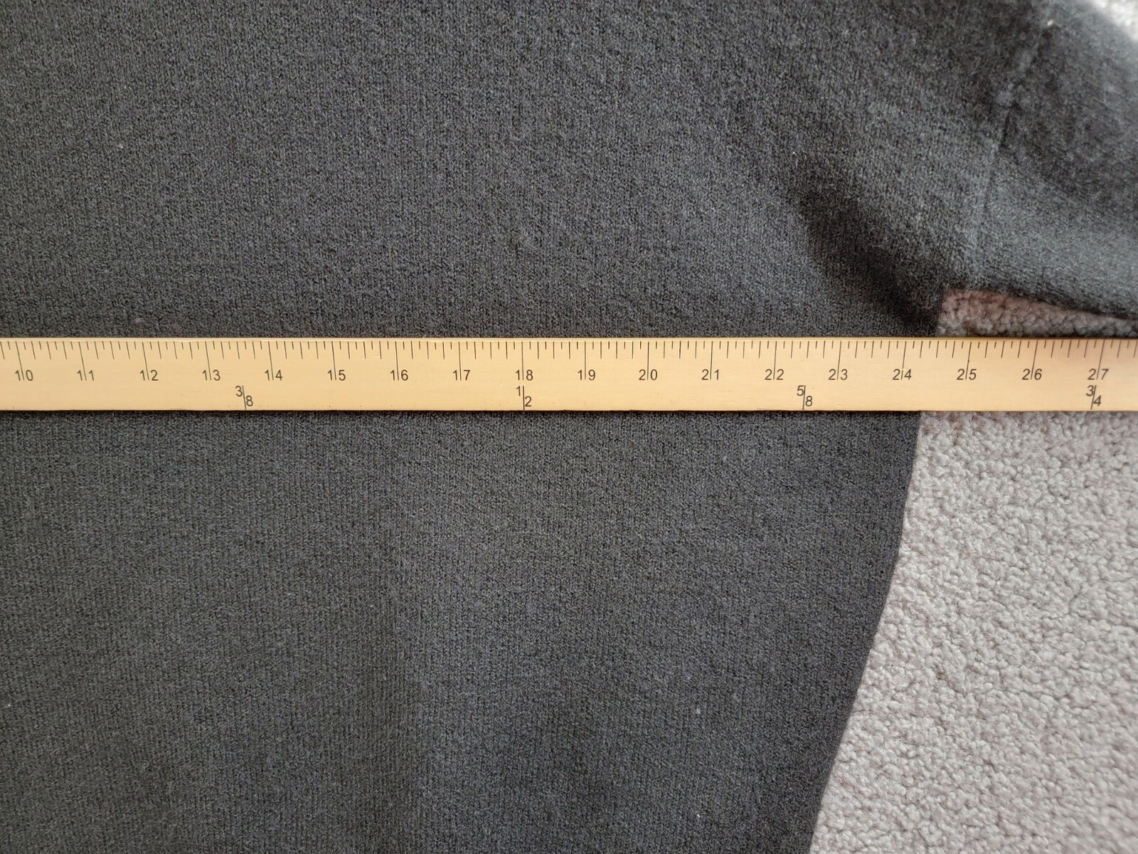 Karen Kane Ribbed Trim Mock Turtleneck Sweater Women's M Black Solid Pullover - Picture 6 of 18