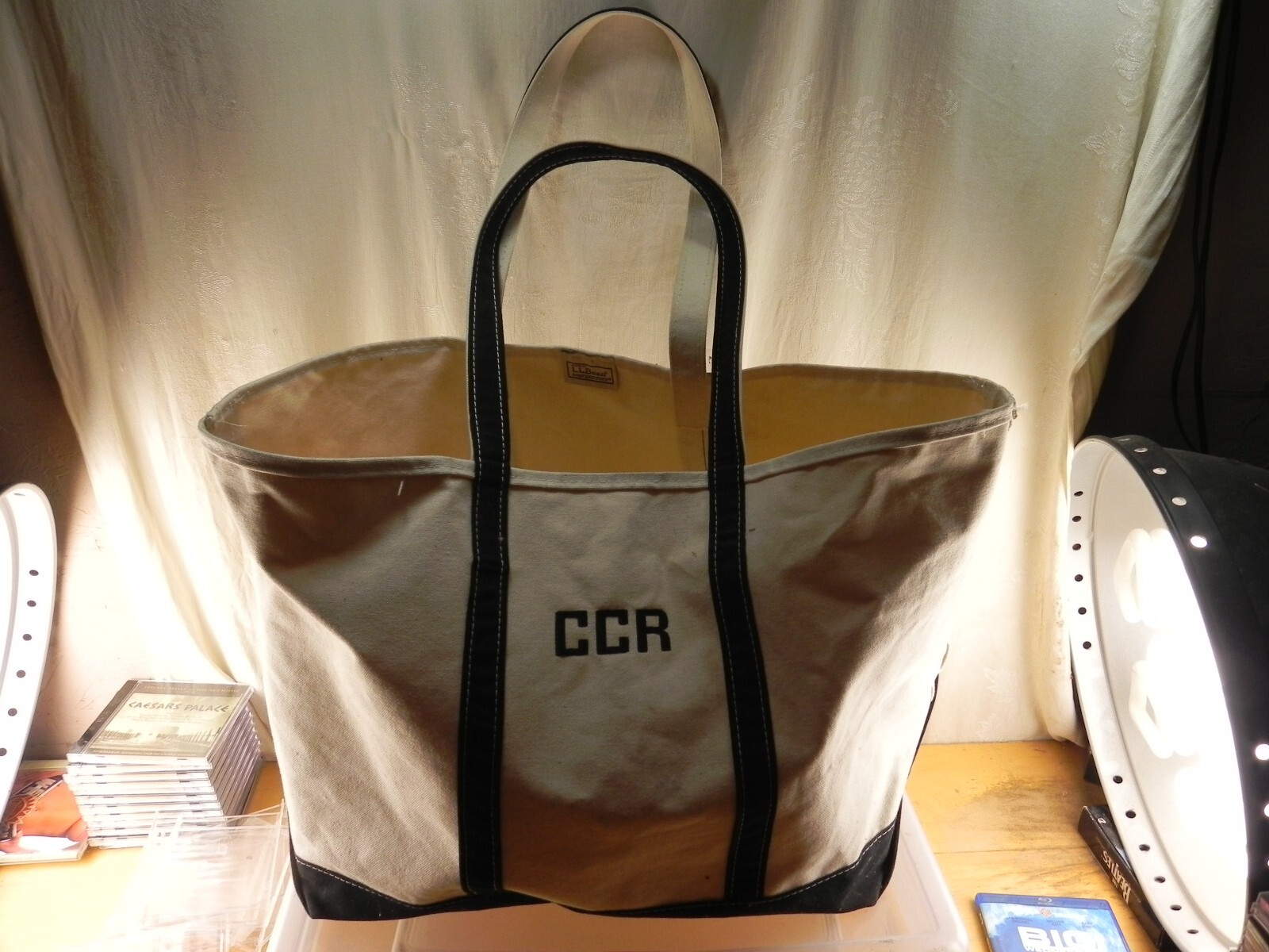 LLBean トート バッグ エルエルビーン FREEPORT MAINE Vintage Made LL Bean Freeport Maine Boat And Tote Black Trim
