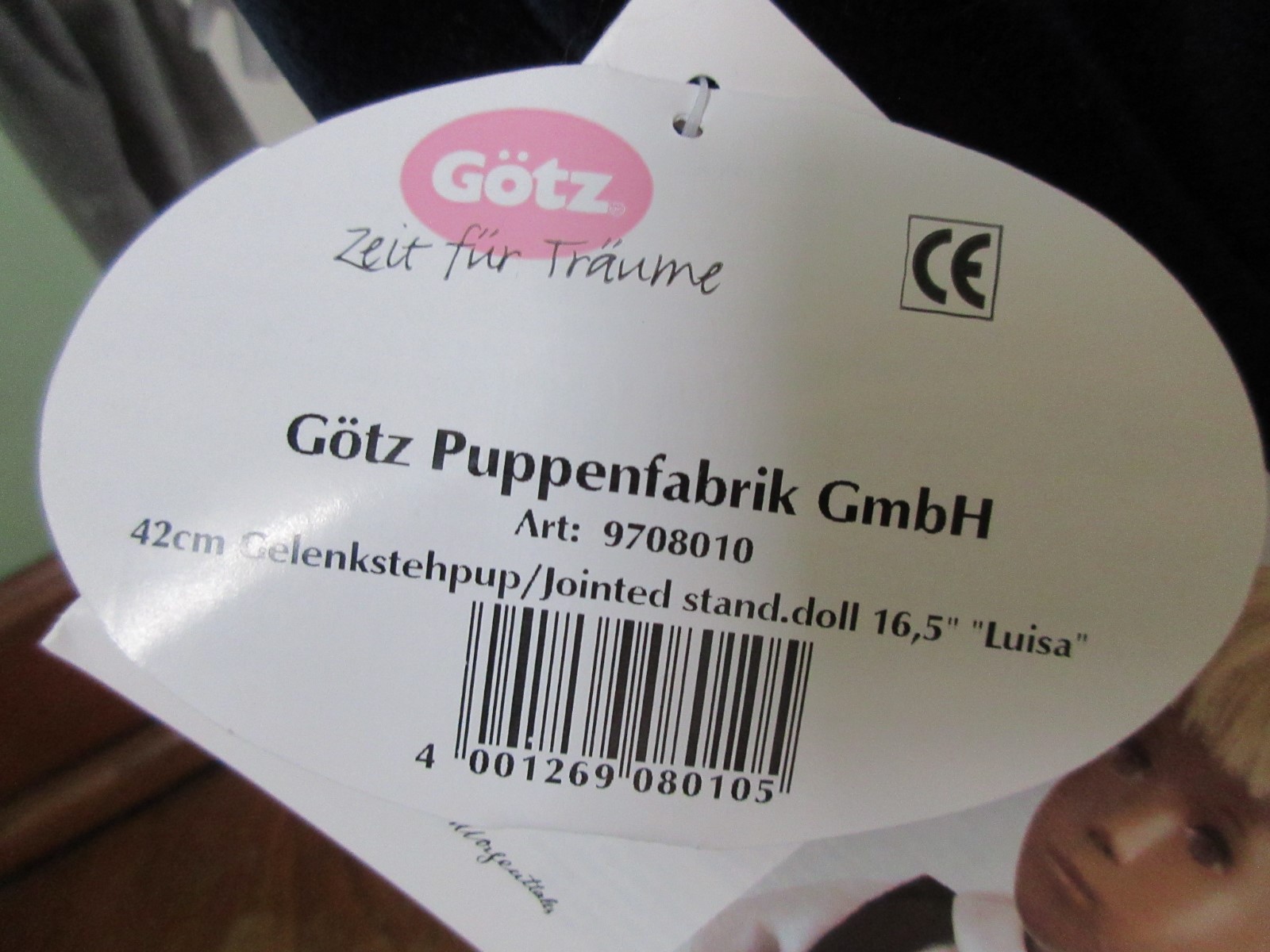 Gotz Sasha Serie Luisa 16.5