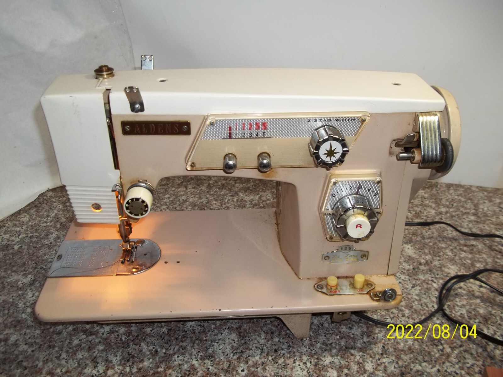 C6 Deluxe Zig Zag Model 139 Alden Sewing Machine Parts C6 Deluxe Zig Zag Model 139 Alden Sewing Machine Parts