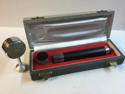 Vintage Tesla AMC 412 tube microphone with (2) Tesla capsules and an AEG K67 LDC