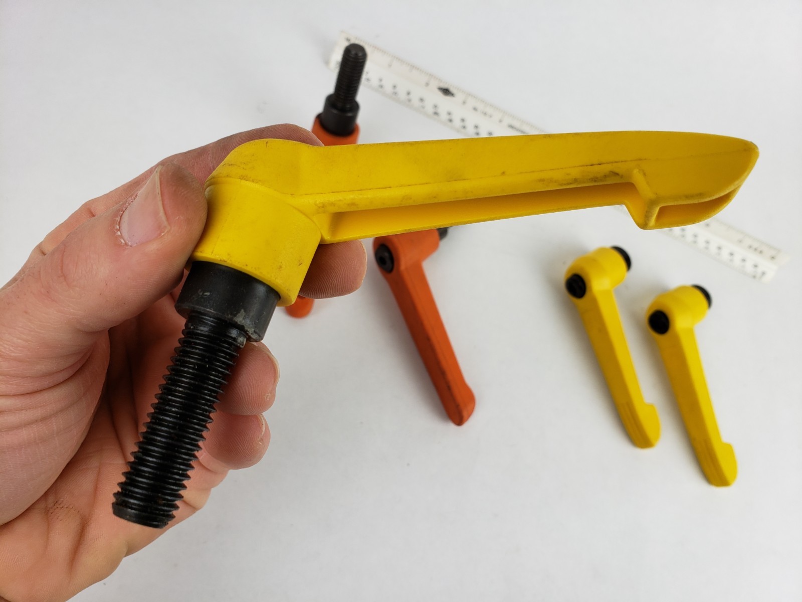 5 Adjustable Handle Clamp Bolts Kipp Long Welding Table Clamps jig 1/2-13 lot