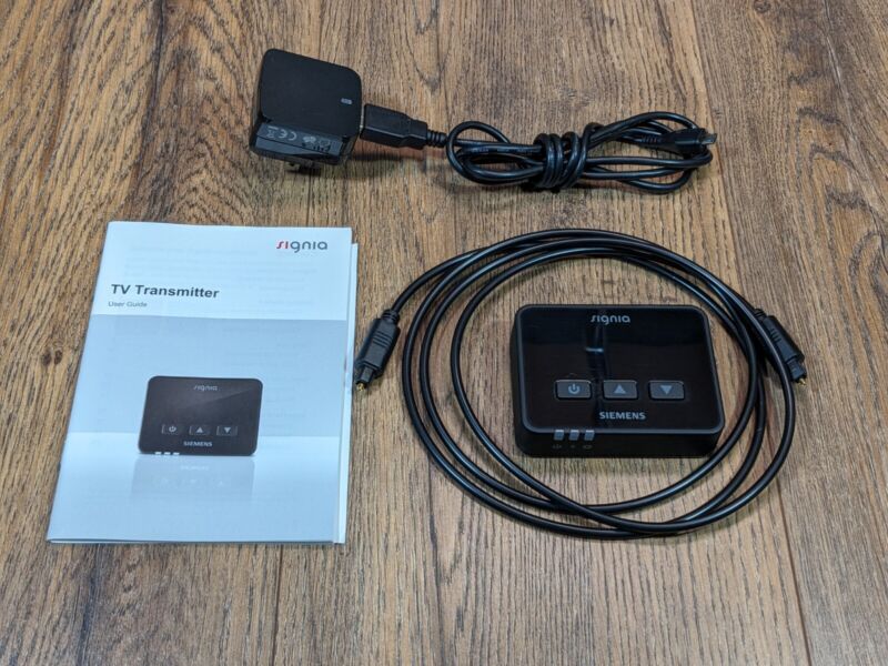 Siemens ~ Signia TV Transmitter ~ Bluetooth ~ 10937964 ~ With Manual ~ Tested