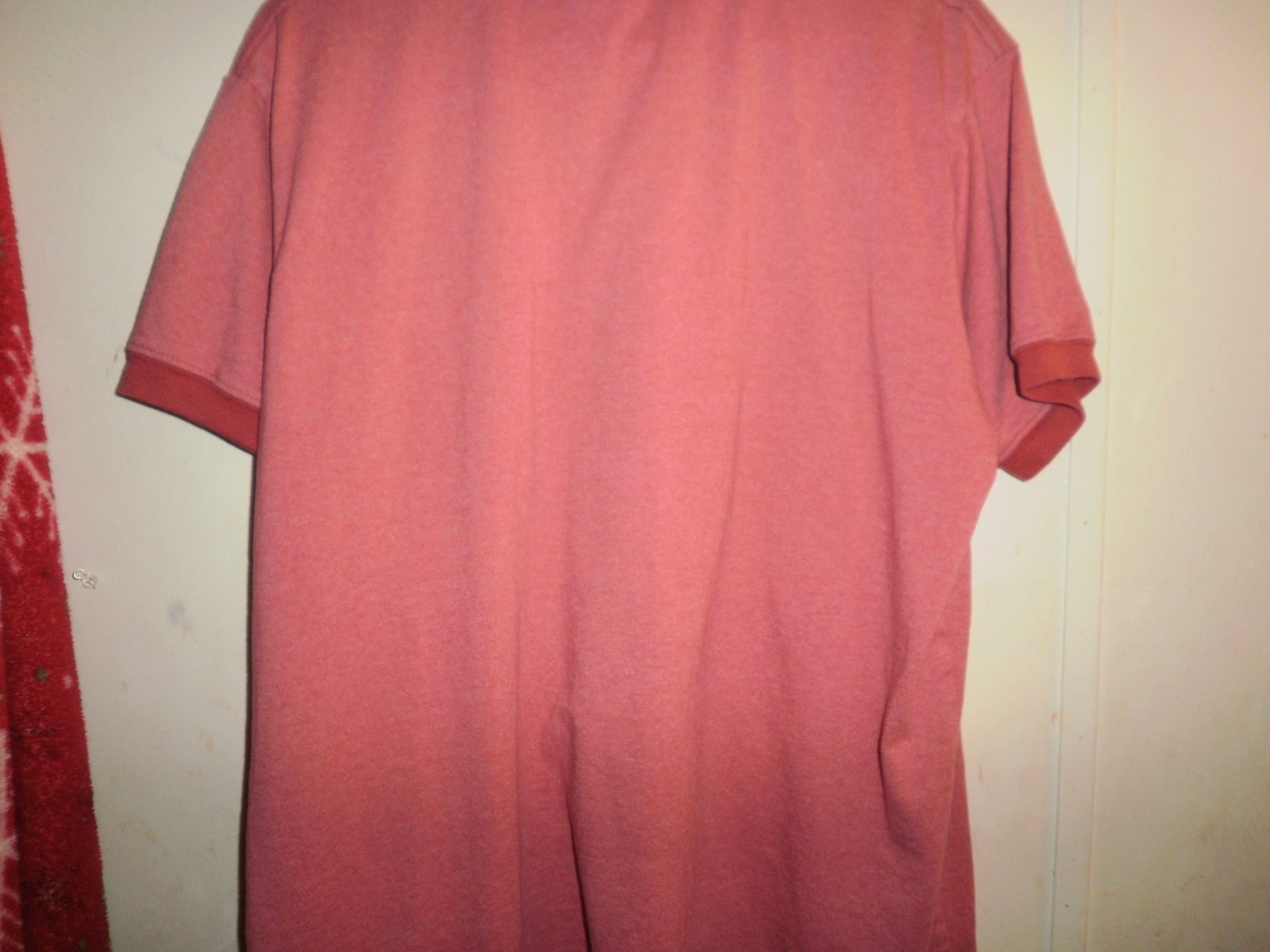 Mens Disneyland Resort Micky Mouse Shirt Red Vintage Style Size Large