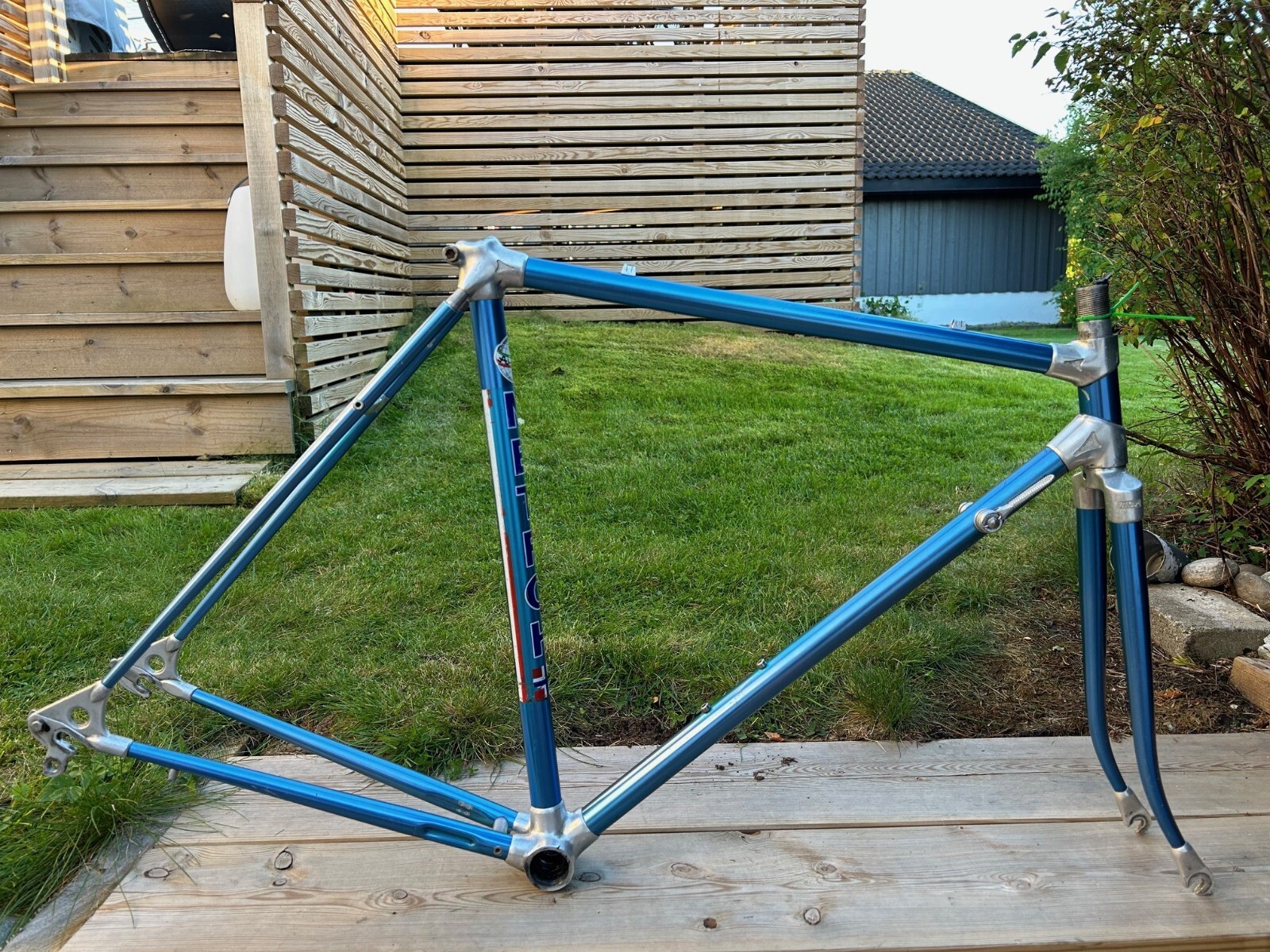 VINTAGE ALAN ALUMINIUM ROAD BIKE FRAMESET | eBay