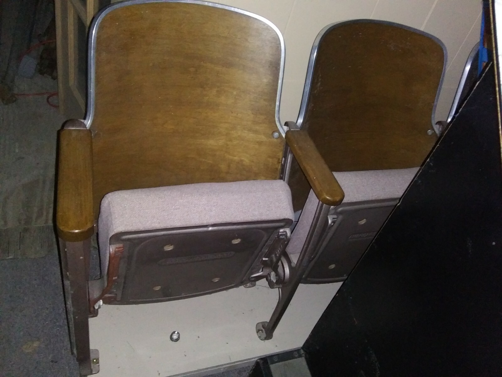 40 +Vintage Art Deco Theater Seats