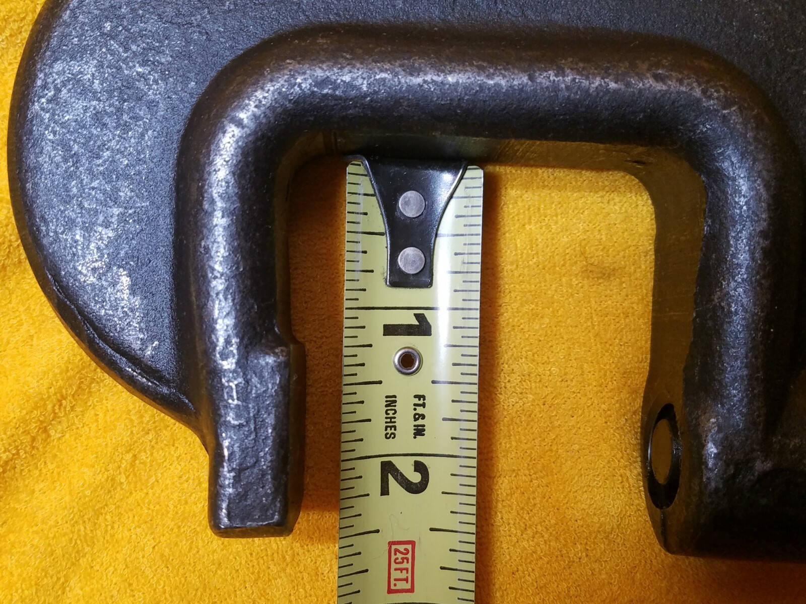 NEW WILTON 14536 HD STEEL C CLAMP 2&3/8 OPENING 1&7/8 THROAT DEPTH