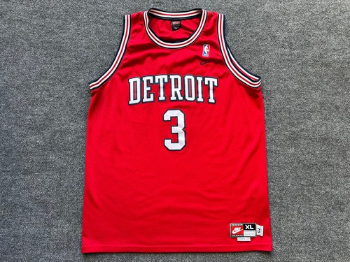 Vintage Nike REWIND Detroit Pistons BEN WALLACE Jersey Men's