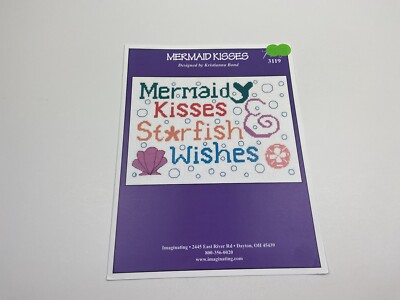 Imaginating Mermaid Kisses Counted Cross Stitch Pattern