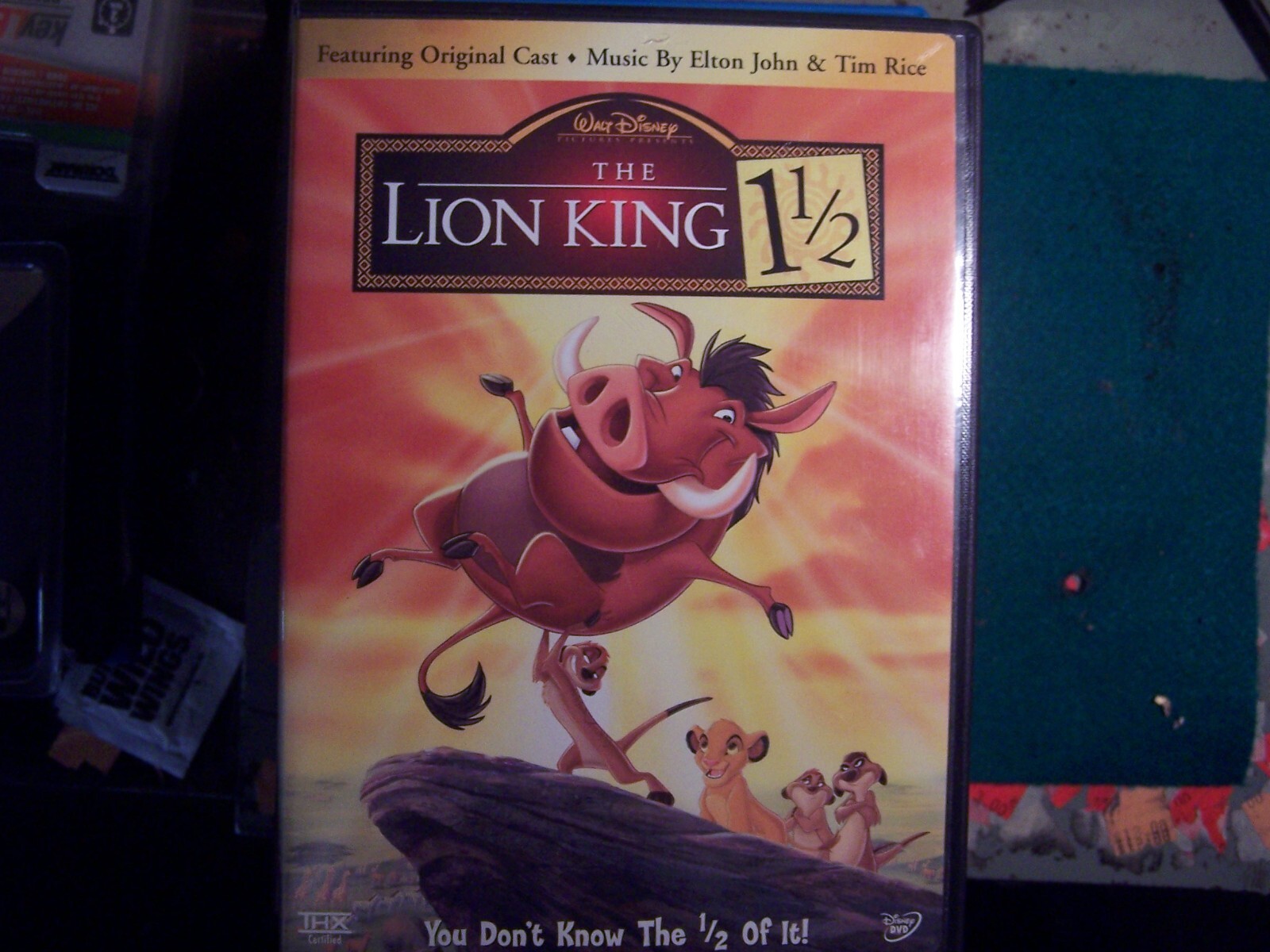 DISNEY LOT OF 5 DVD (LION KING 1 1/2, ZOOTOPIA, TOY STORY 1