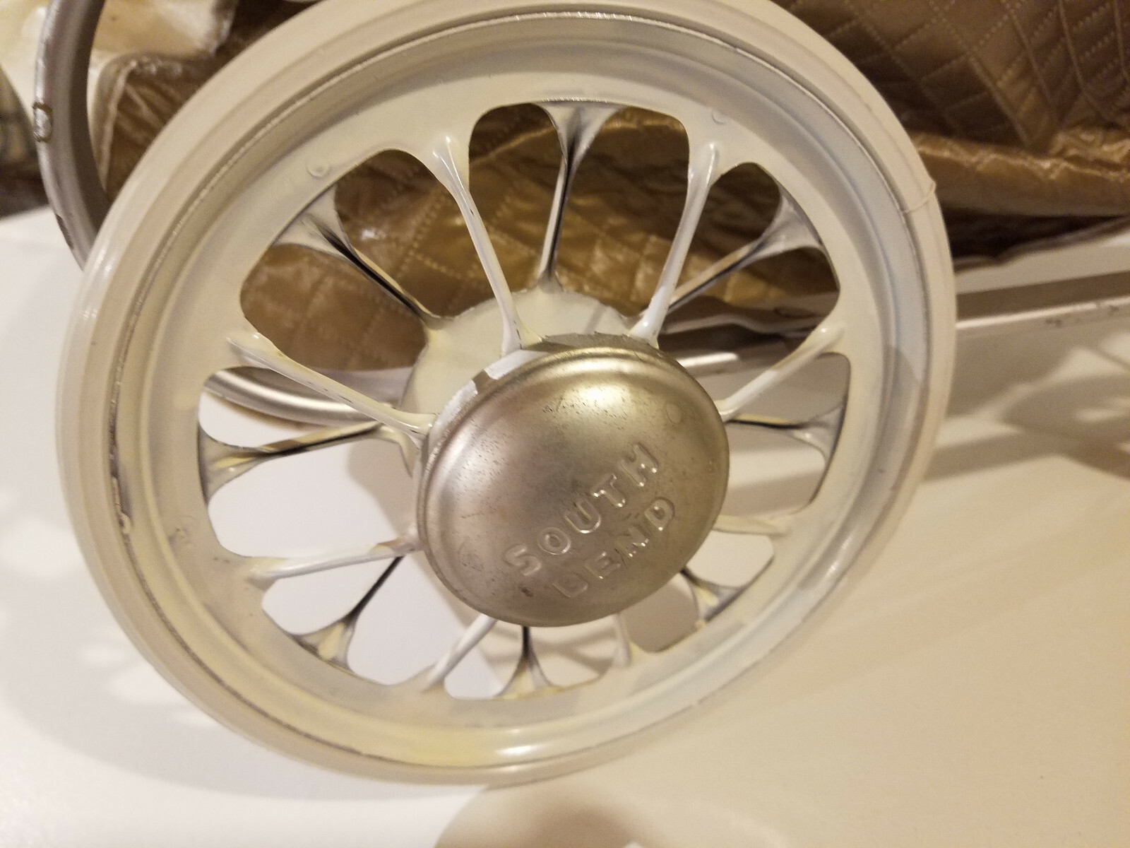 Vintage South Bend Doll Buggy Foldable 26 x 18