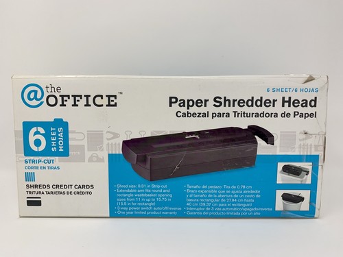 @ the OFFICE Paper Shredder Head - Up to 6 Sheets