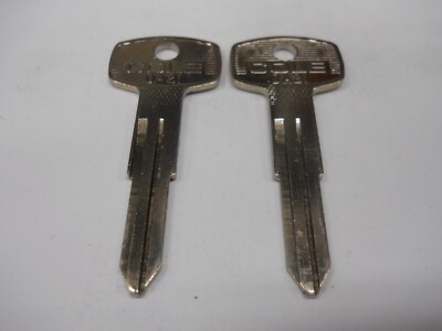 Cole X7 Key Blank Fits Datsun Nissan DA21 Lot of 2