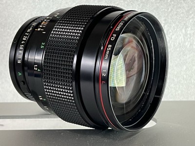 BOKEH Canon FD 85mm f1.2 L Manual Focus Lens for A-1, AE-1,F-1,T-90 SLR Film Cam