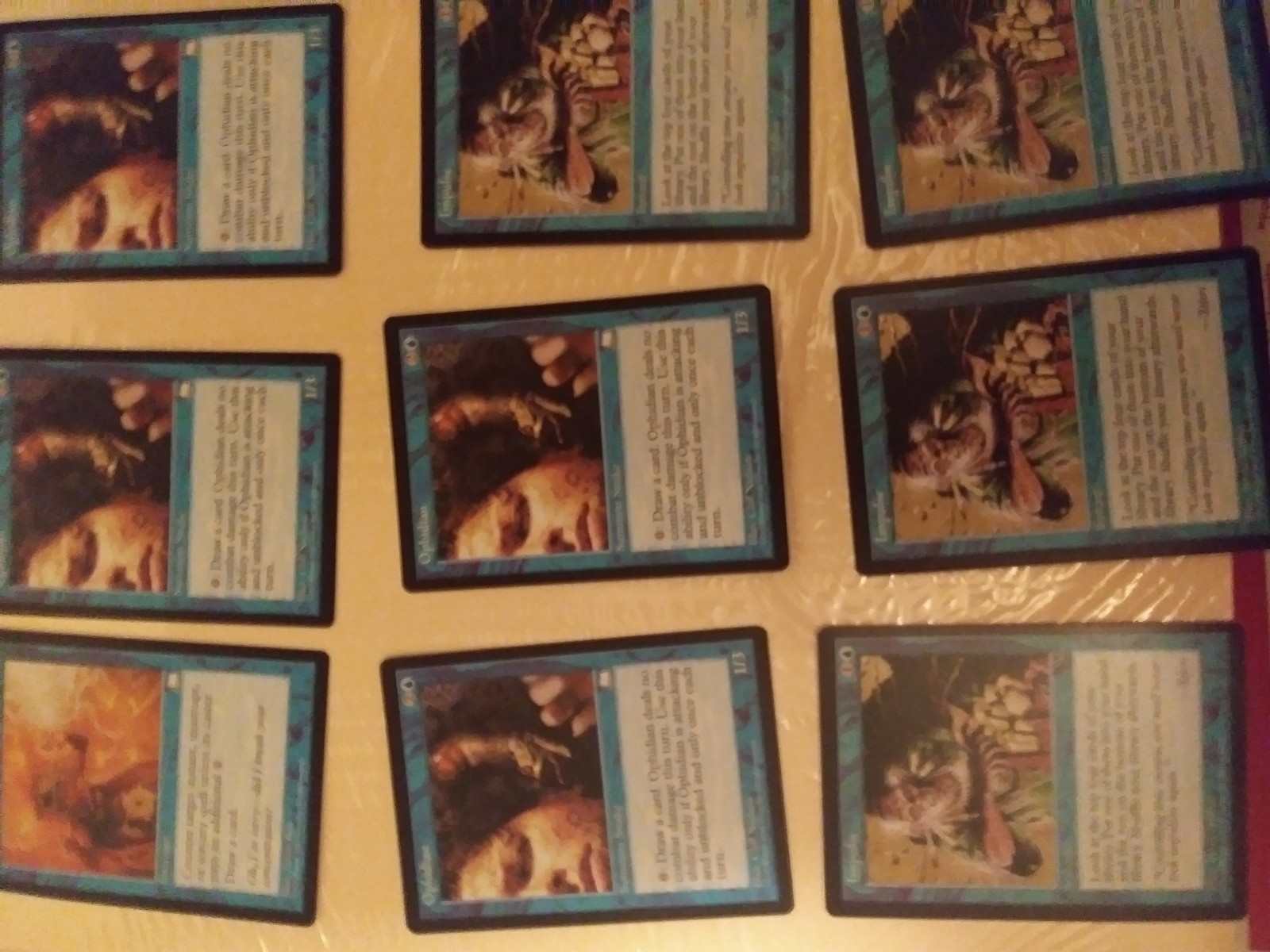 MTG Magic the Gathering Blue Lot of 20 including Man-o'-War from Vision
