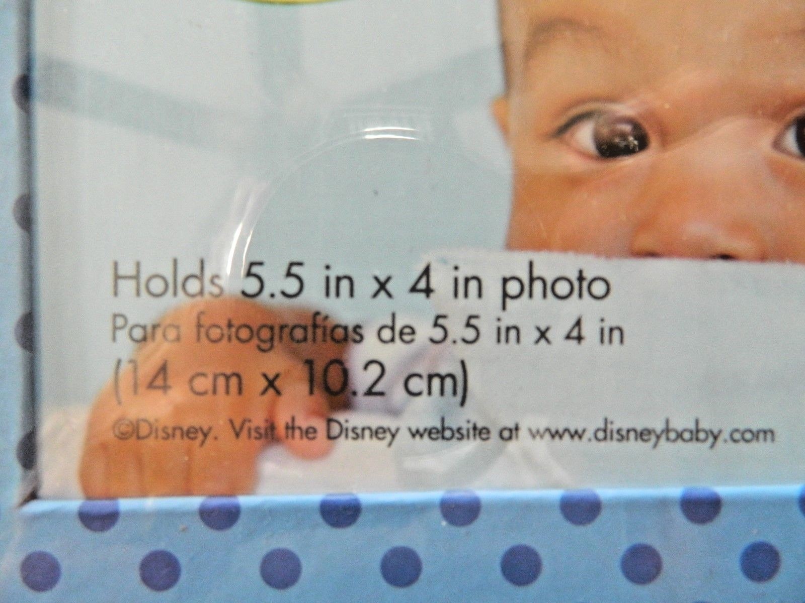 NEW IN PACKAGE DISNEY WALL GROWTH CHART w/picture frame, hard board, 9.3w x 38h