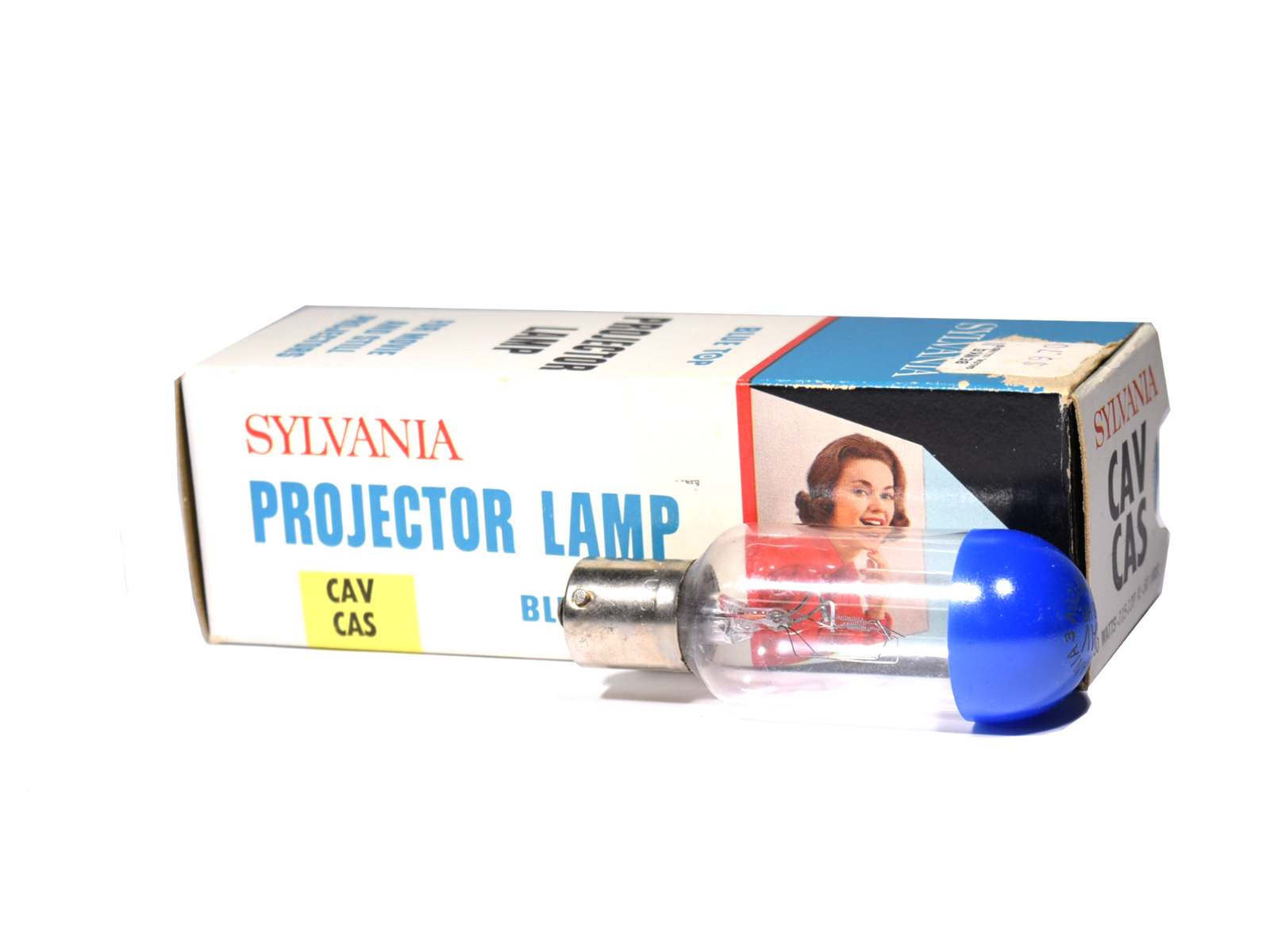 Sylvania - CAV/CAS - PROJECTOR BULB - 50W 120V BA15S T8 MPN# 58075 - NEW (NOS)