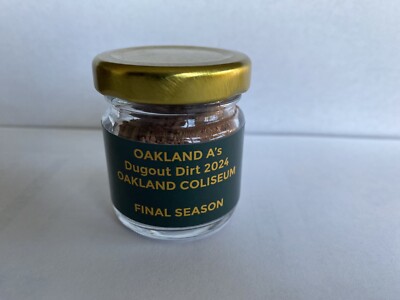 OAKLAND A's -Oakland Coliseum Dugout Dirt         FREE SHIPPING