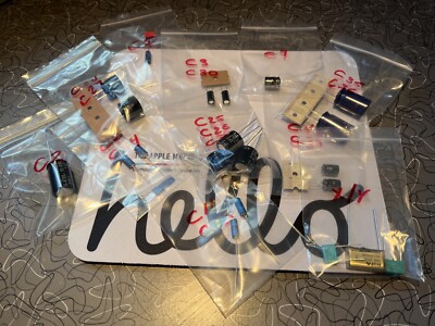 Apple Macintosh 128k 512k Plus Analog Board Capacitor Re-Cap Kit - Mac US S/H
