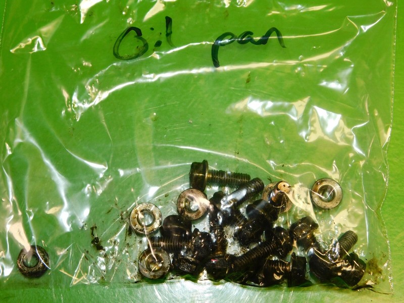 94-01 Integra OEM B18 engine motor oil pan sump mount bolts SET
