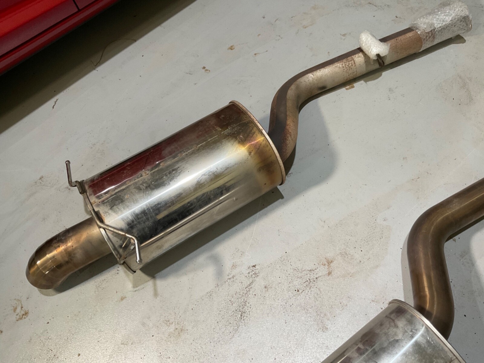 パーツ Rear Muffler R Muffler FUTABA 84A-M01 JDM Toyota Celica GT OEM TOYOTA FUTABA Exhaust Muffler 2000