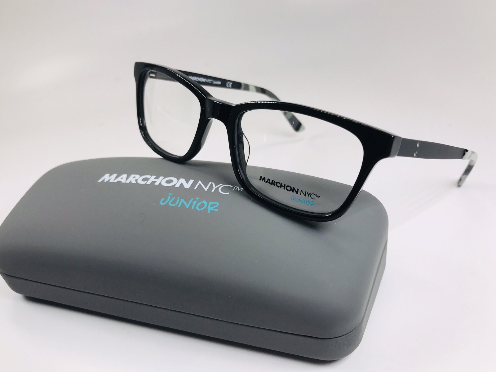 New KIDS MARCHON NYC JR CARTER 001 Black Eyeglasses 48mm 