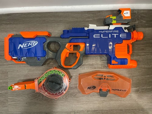 NERF HYPERFIRE ELITE トイガン Amazon.com: Nerf N-Strike Elite HyperFire Blaster - Amazon