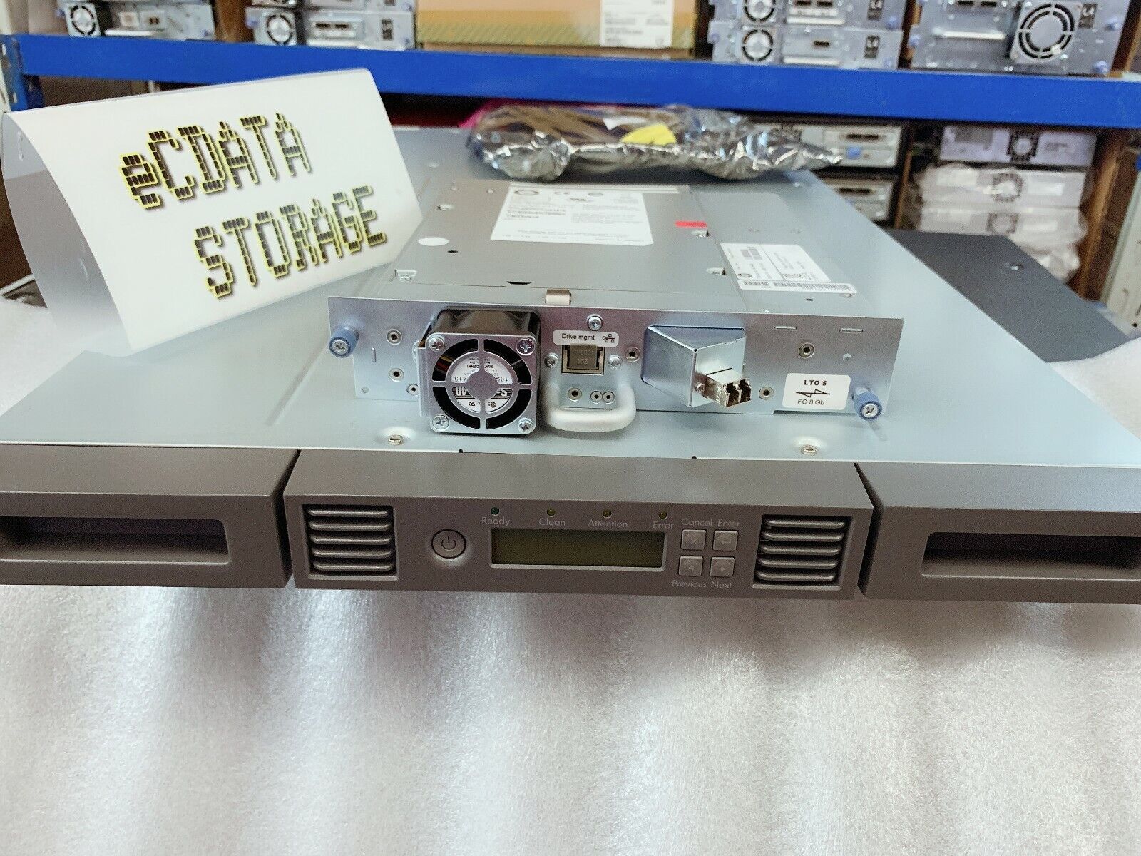 HP 1/8 G2 LTO-5 ULTRIUM 3000 FC TAPE AUTOLOADER BL541A WITH HP 1/8 G2 LTO-5 ULTRIUM 3000 FC TAPE AUTOLOADER BL541A WITH