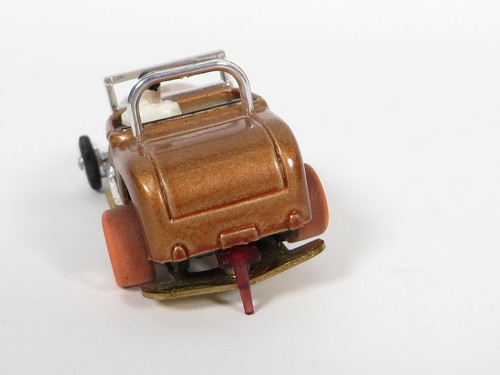 Rare Aurora Thunderjet Tjet 500 Hot Rod Roadster Metallic Copper HO Slot Car