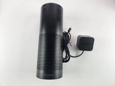 Amazon Echo 1st Generation SK705DI Bluetooth Alexa-Enabled Smart Speaker & Power