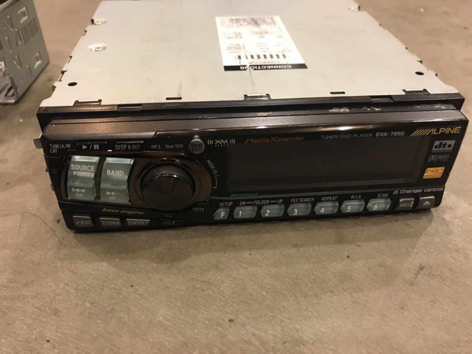 vintage Alpine DVA 7996