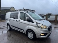 2020 Ford Transit Custom 2.0 EcoBlue 105ps Low Roof D/Cab Trend Van CREW VAN SIL