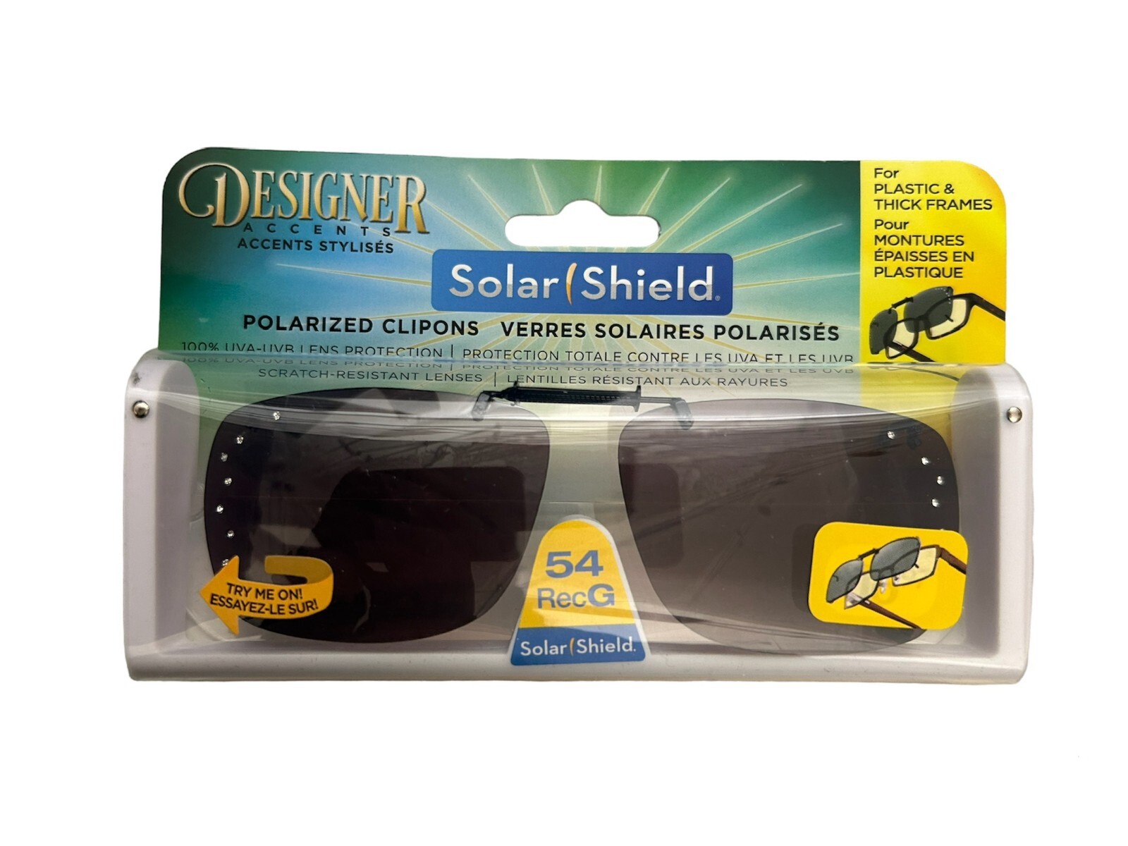 56 Rec Polar Solar Glasses Polar Optics Clip Ons Sunglasses