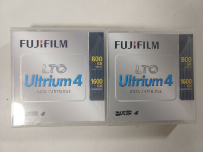 2x FUJIFILM LTO Ultrium 4 Data Cartridge 800 GB / 1.6 TB ( 15716800 ) 